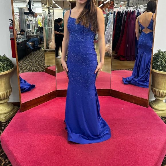 Blue Amarra size 0 formal dress - Picture 3 of 10